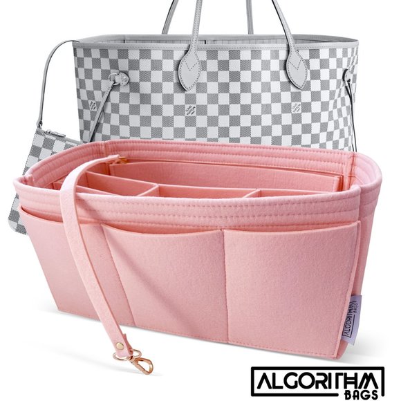 🙀AlgorithmBags® for LV Neverfull GM Organizer Insert, Rose Ballerine - Picture 9 of 16